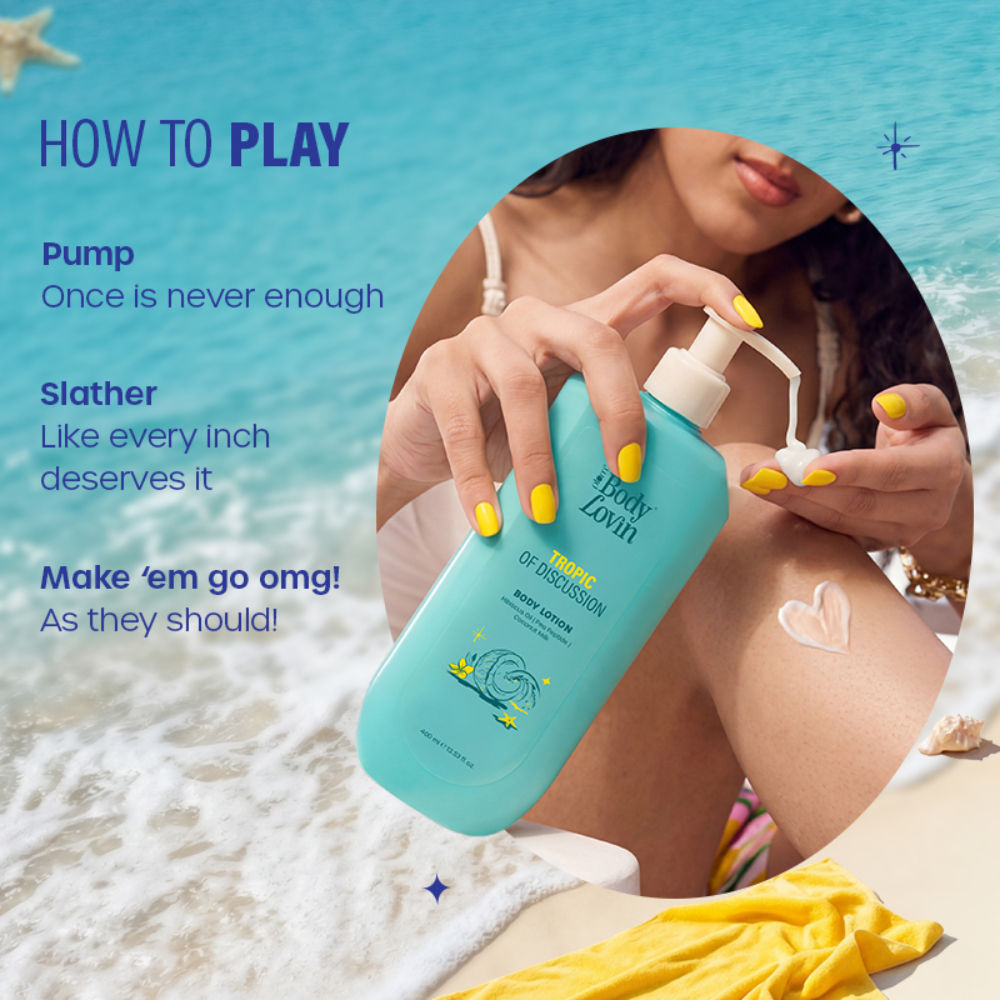 BodyLovin’ Tropic Of Discussion Body Lotion, Firming & Tightening, Fresh Tropical Fragrance