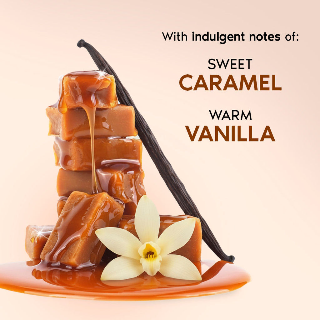 Nykaa Wanderlust Belgian Caramel Toffee Perfume Body Wash Lactic Acid Hydrating Brightening Vanilla