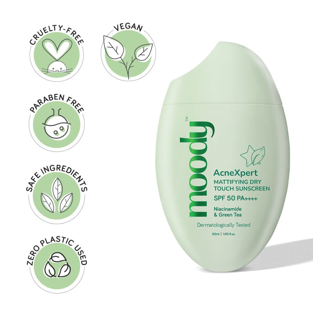 AcneXpert Mattifying SPF 50 PA ++++ Niacinamide for Oil & Acne Control