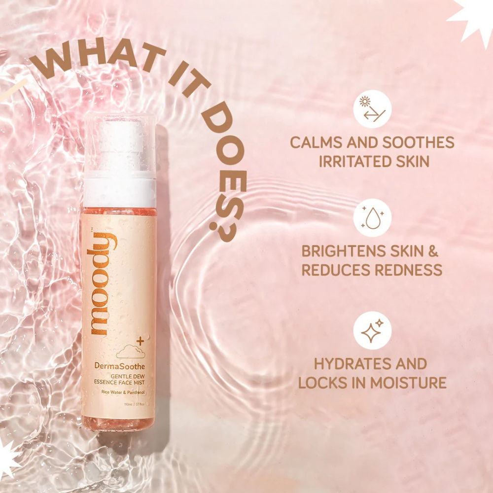 Dermasoothe Rice Water Face Mist Toner For Bright Dewy Glow & Barrier Repair