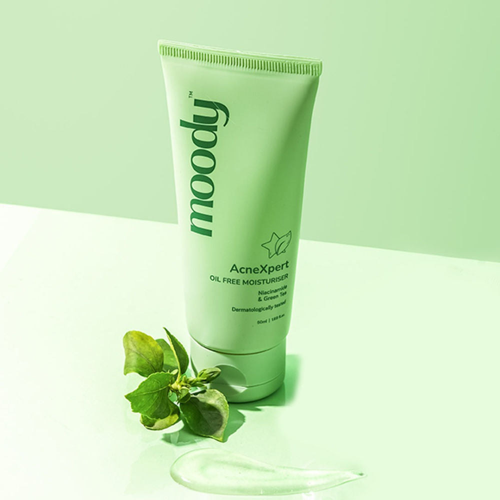 AcneXpert Oil Free Moisturizer with Niacinamide & Green Tea for Oily & Acne Prone Skin