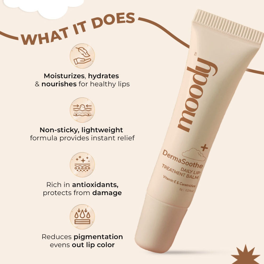 Dermasoothe Lip Treatment Balm with Ceramides & Peptides For Hydration & Anti-Pigmentation