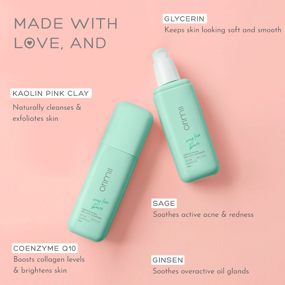 Soap Free Gentle Cleansing Face Wash for Oil & Acne Control -Non Comedogenic, Pregnancy Safe