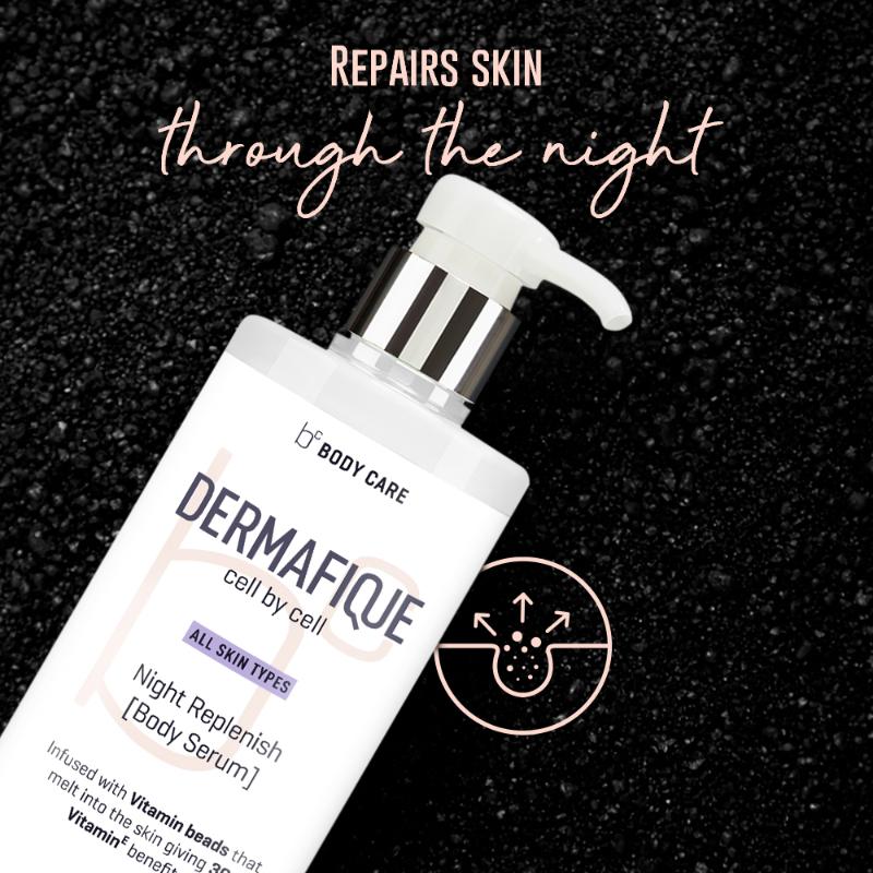 Night Replenish Body Lotion Serum For Skin Restoration With 30X Vit E