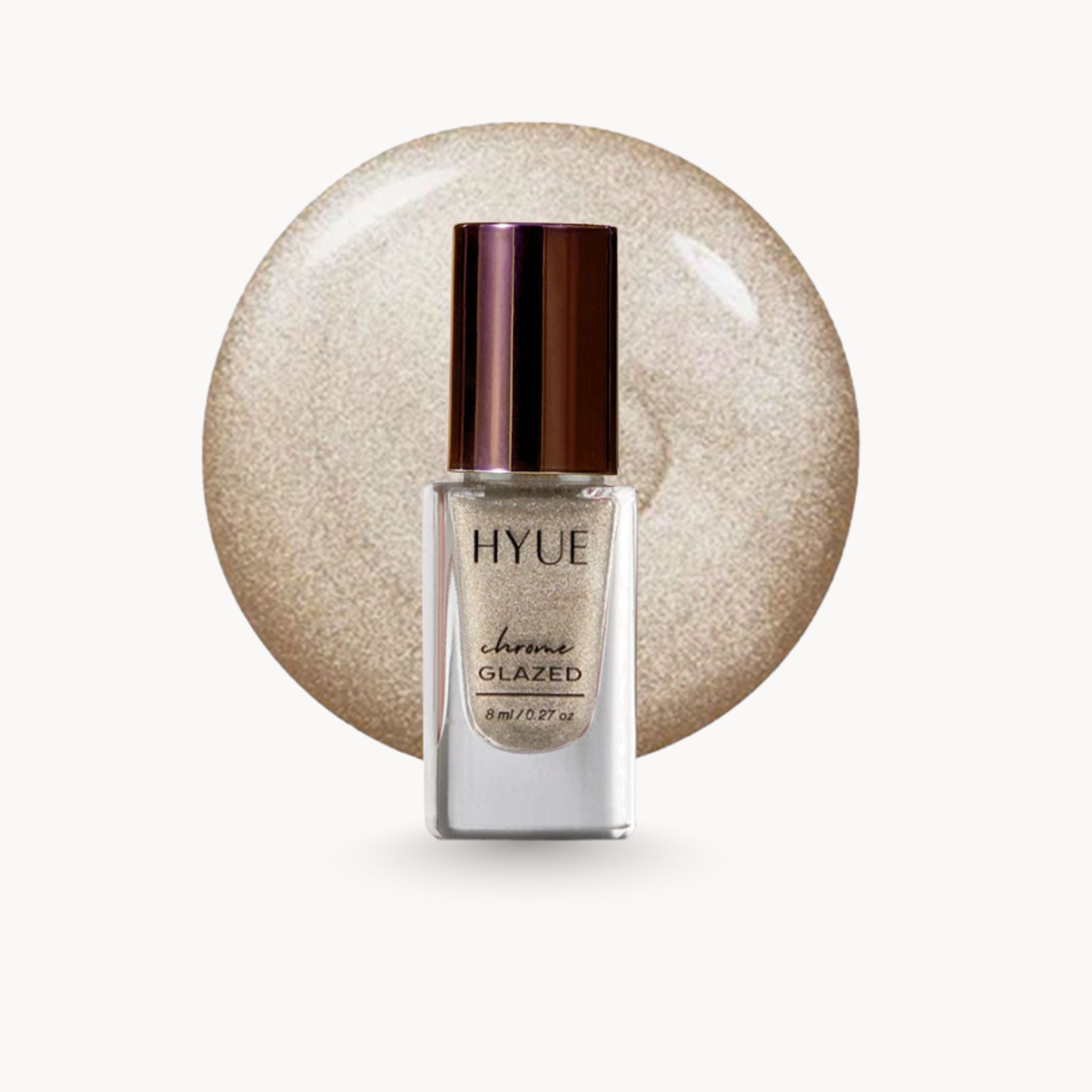 Chrome Glazed Nail Paint - ICY SILVER