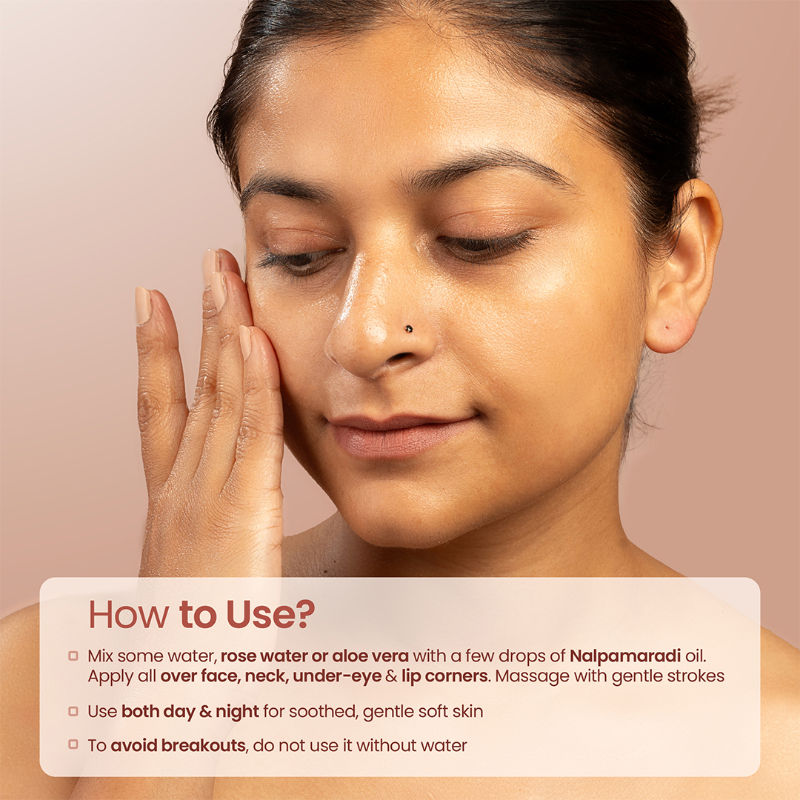 Taila-Paka Nalpamardi Skin Brightening Treatment Face Oil, Tailam For Dry & Allergic Skin