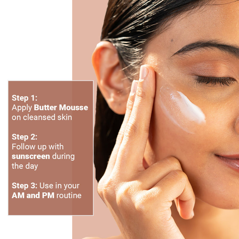 Non-Greasy Weightless Face Moistuirizer for Dry Skin - Butter Mousse