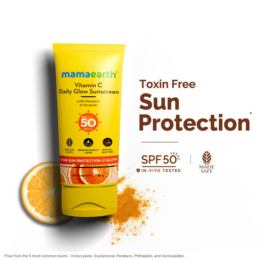 Vitamin C Daily Glow Sunscreen With Vit C & Turmeric For Tan Protect... - In-Vivo tested