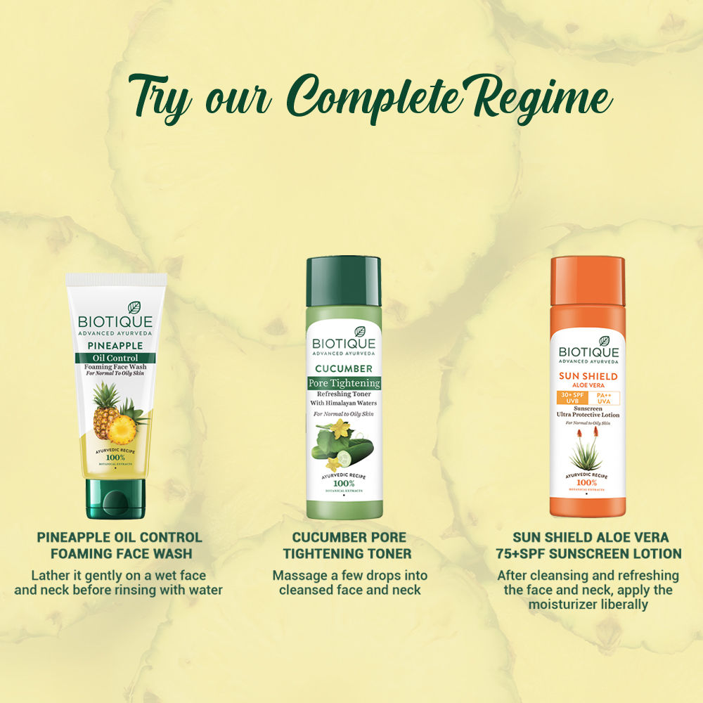 Bio Pineapple Oil Control Foaming Face Wash