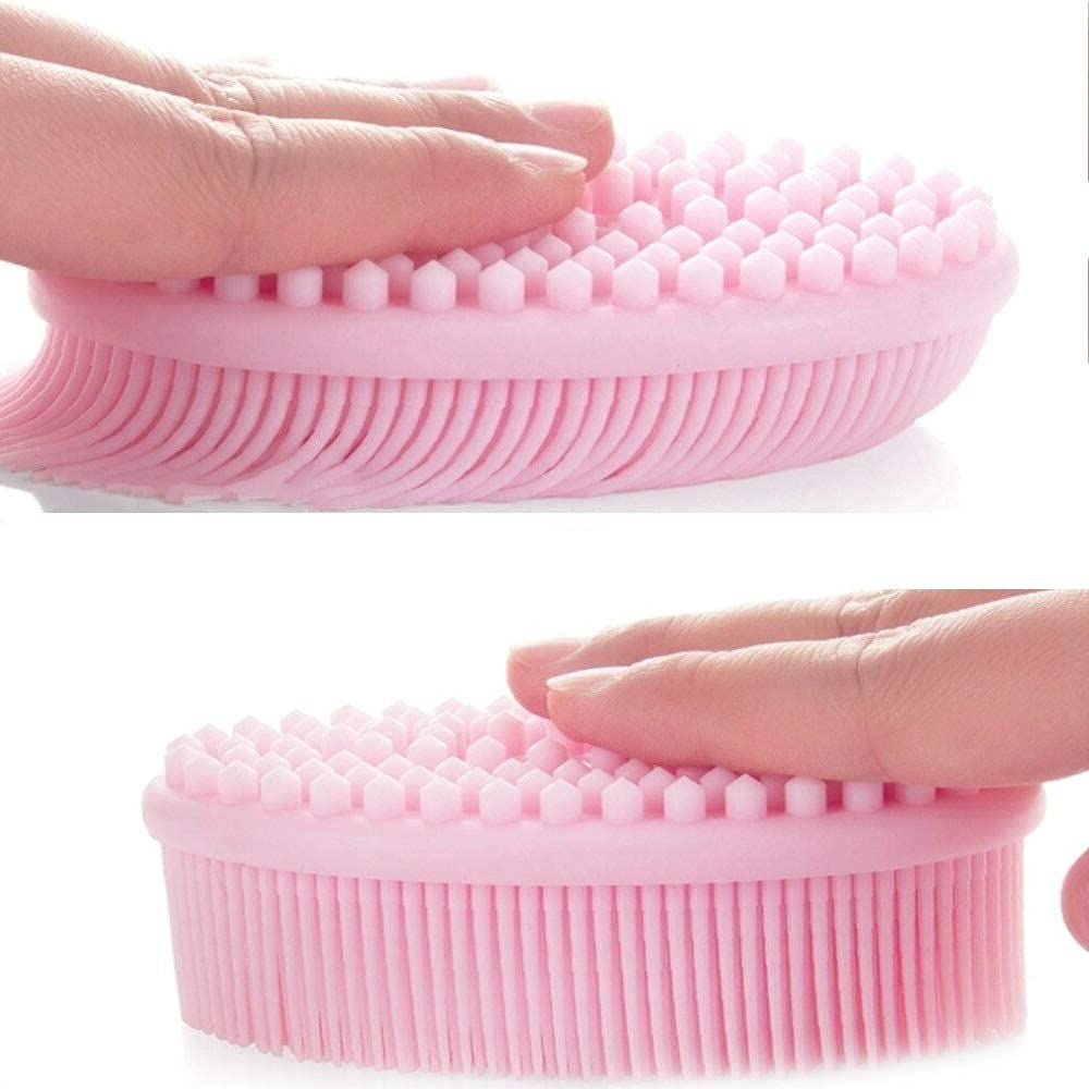 Exfoliating Silicone Bath Brush And Body Scrubber