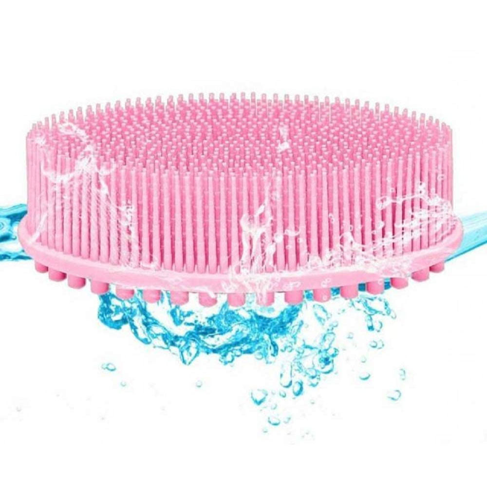 Exfoliating Silicone Bath Brush And Body Scrubber