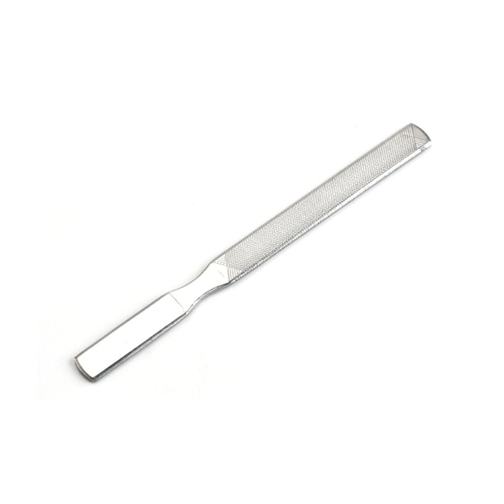 Nail Filer and Buffer double sided stainless steel pedicure manicure nail tool