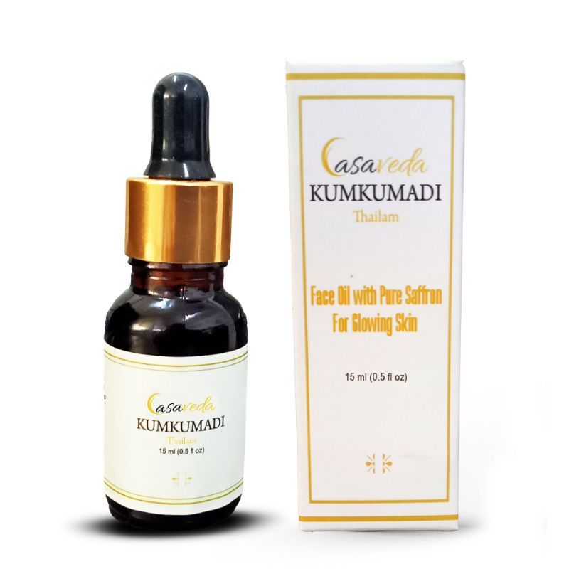 Kumkumadi Thailam Face Oil With Pure Saffron For Glowing Skin