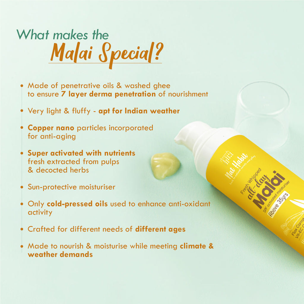 Flax Carrot Light Moisturizer For Combination Skin, Moisturizer Cream With Vit E C Omega+