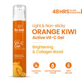 Active Orange Kiwi Vitamin C Face Gel Moisturiser For Brightening & Collagen Boost