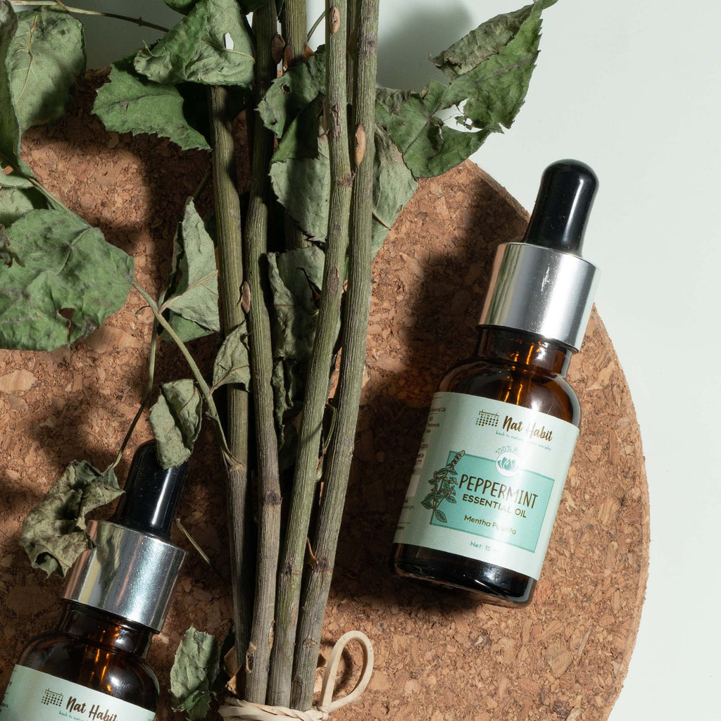 Peppermint Essential Oil for Hair Growth, Itchy Scalp Care, Dandruff Control - 100% Pure
