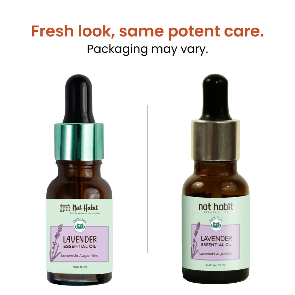 Lavender Essential Oil for Healthy Hair Growth, Skin, Good Sleep, Undiluted & 100% Pure
