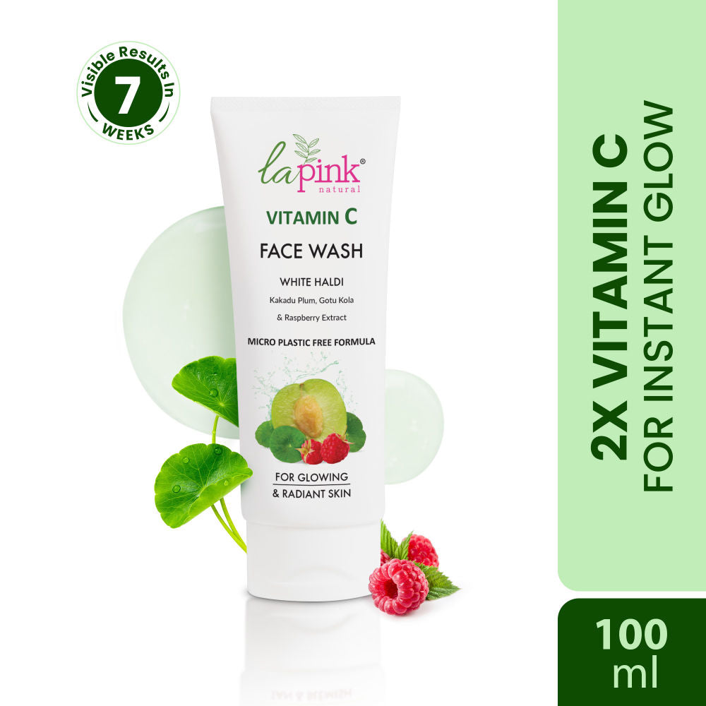 Vitamin C Face Wash With White Haldi Gotu Kola Brightens And Evens Skin Tone