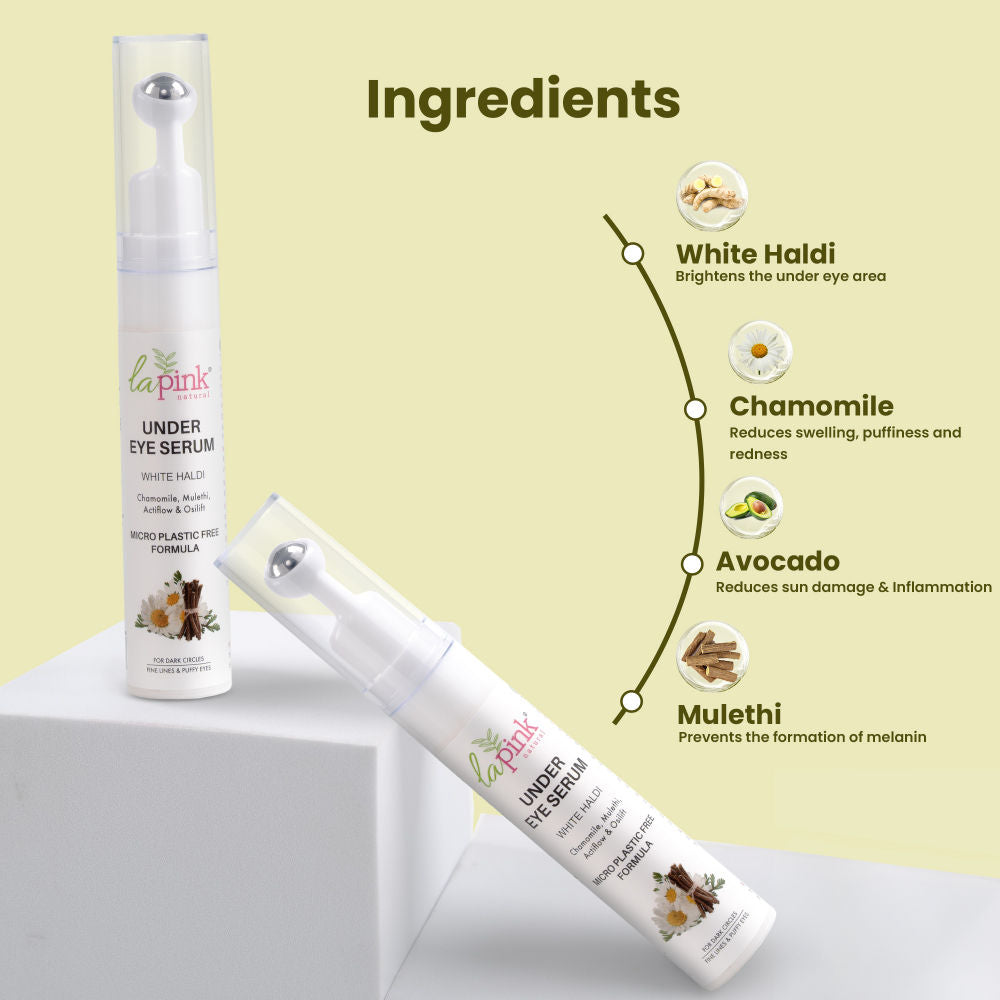 Young Forever Hydrating Under Eye Serum With Niacinamide For Dark Circles & Puffy Eyes