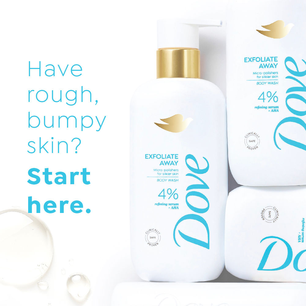 Exfoliate Away Serum Body Wash with 4% Refining Serum + AHA