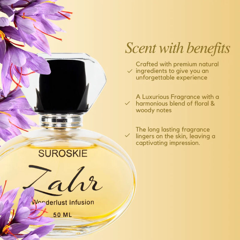 Zahr Long Lasting Oud & Woody Perfume for Men & Women