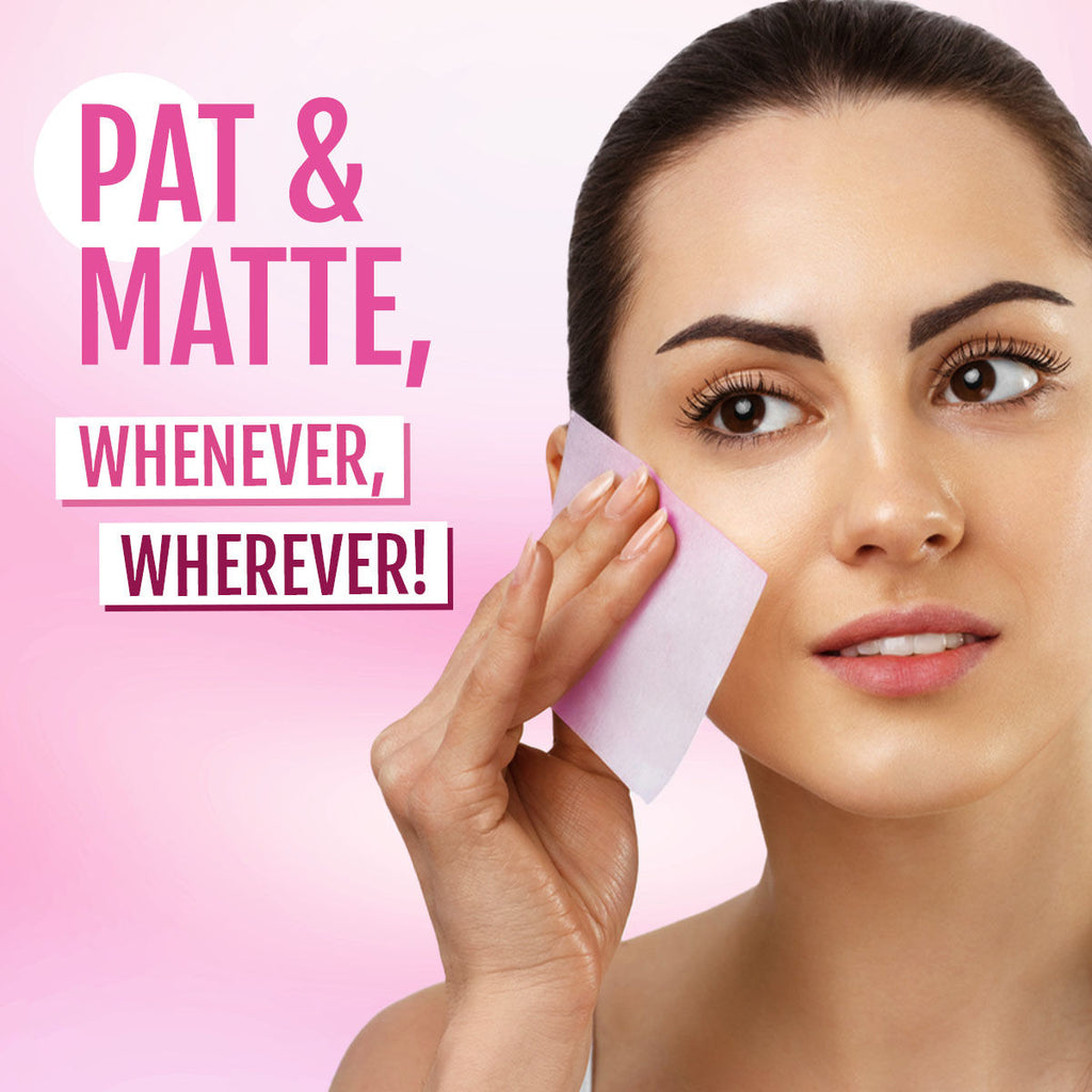 Oil Control Blotting Sheets - Absorbing Paper for Oily Face, Sweat Remover, Mattifying Tissues