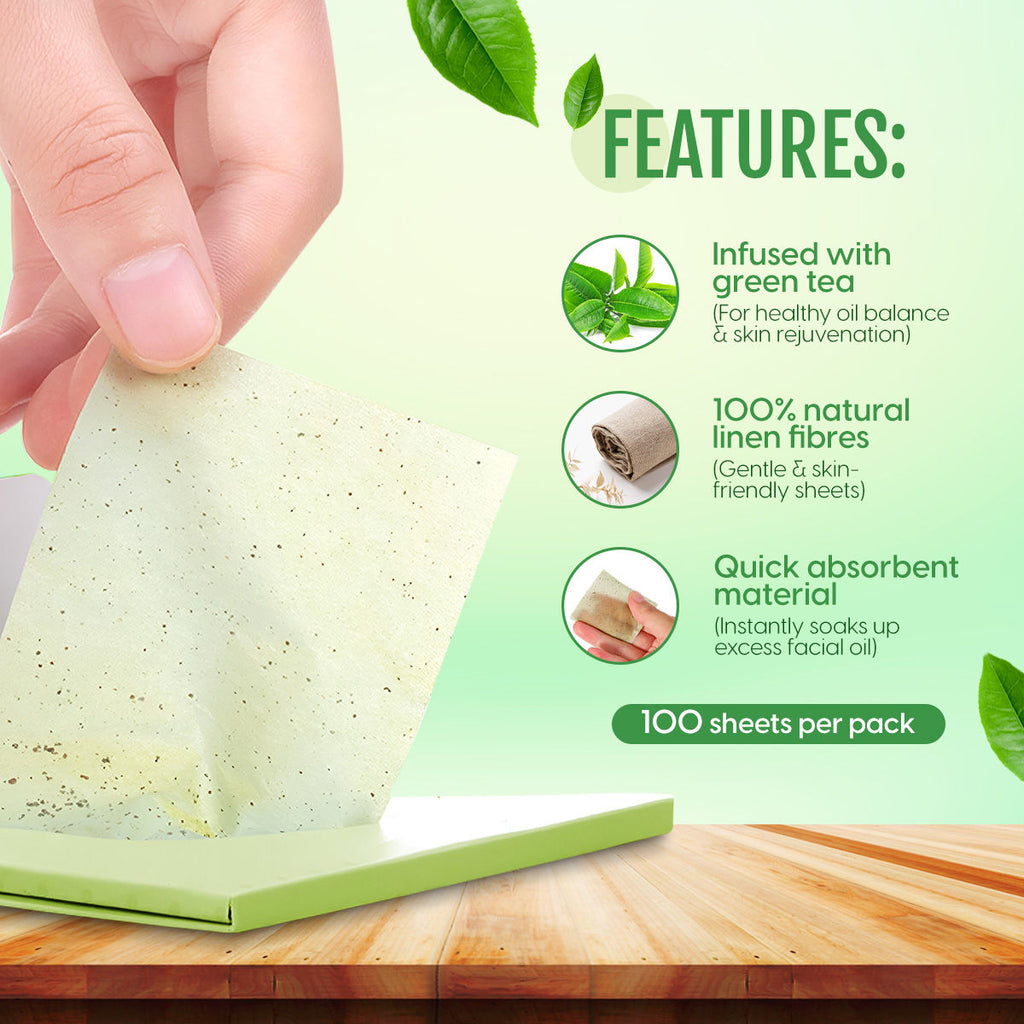 Oil Control Blotting Sheets Paper Pocket Sized Remover Tissues