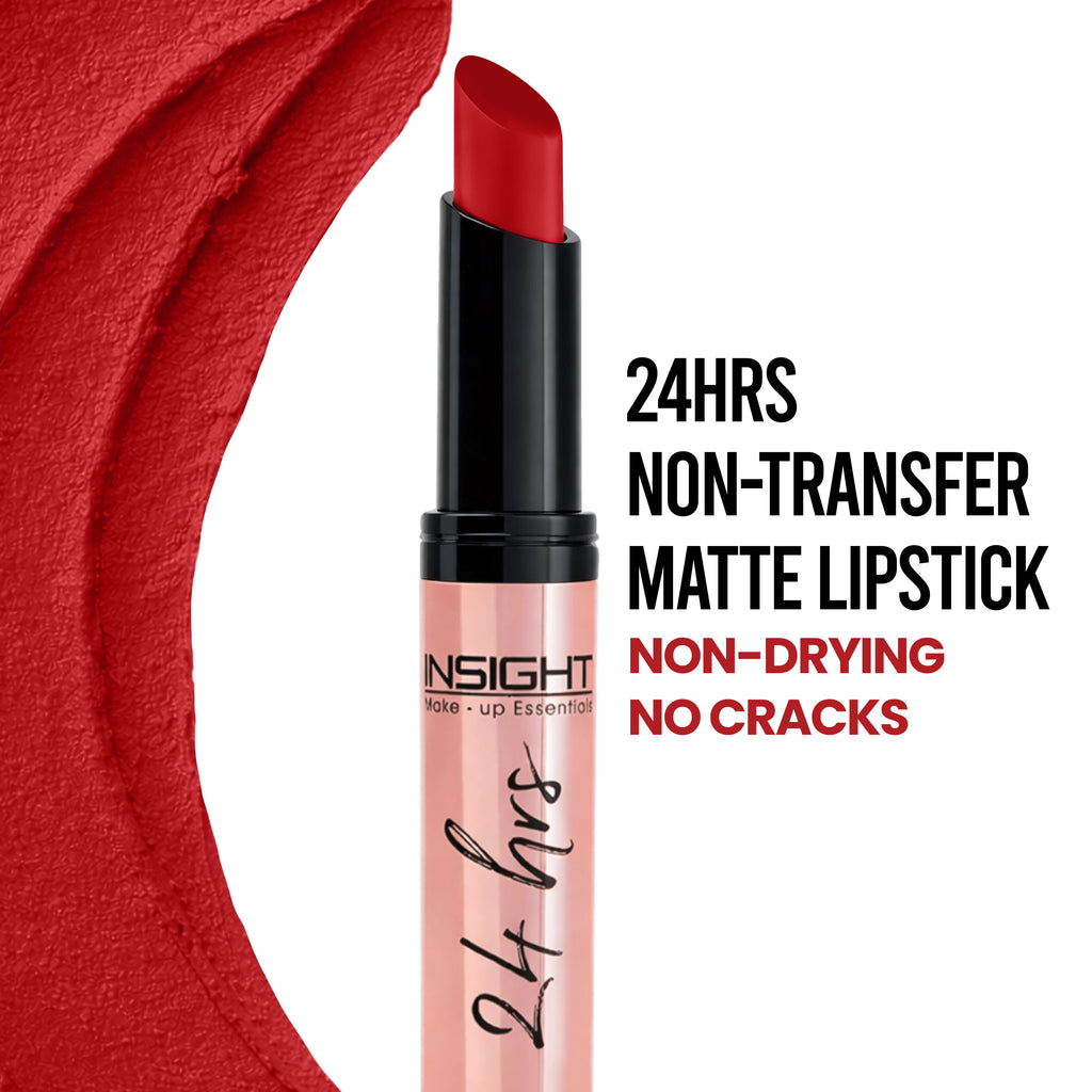 24 Hrs Non Transfer Matte Lipstick, Creamy Texture Matte Finish, Waterproof - Bitch