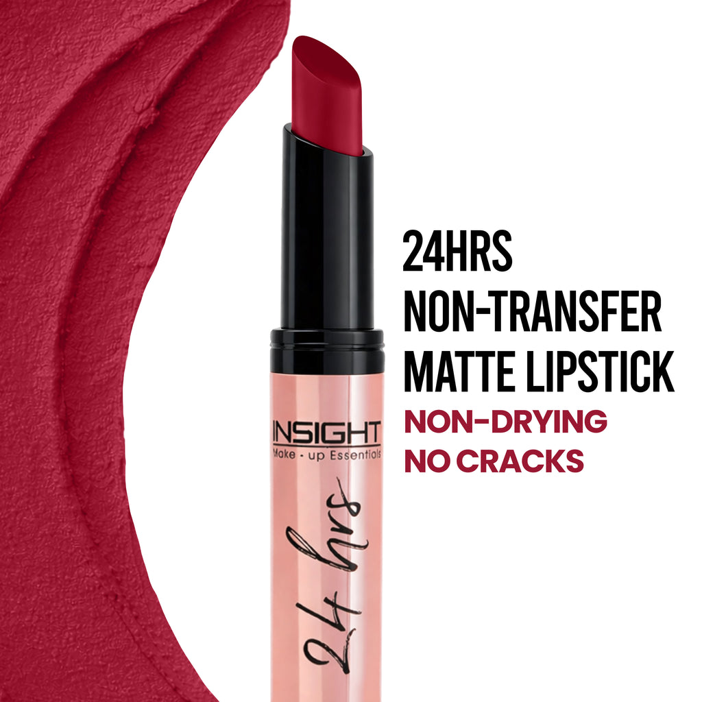 24 Hrs Non Transfer Matte Lipstick, Creamy Texture Matte Finish, Waterproof - Oh Shit