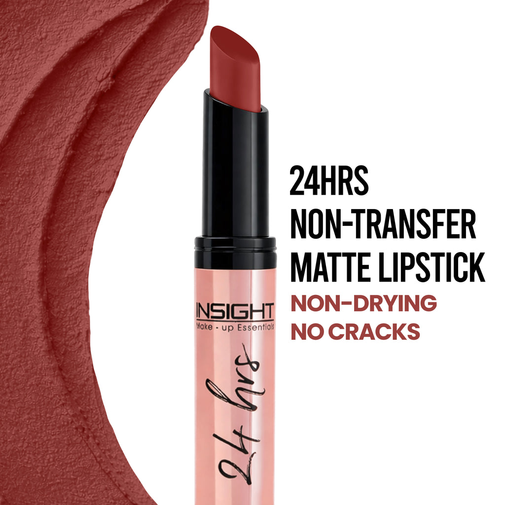24 Hrs Non Transfer Matte Lipstick, Creamy Texture Matte Finish, Waterproof - Send Nudes