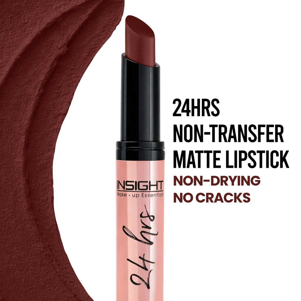 24 Hrs Non Transfer Matte Lipstick, Creamy Texture Matte Finish, Waterproof - Stay Tan