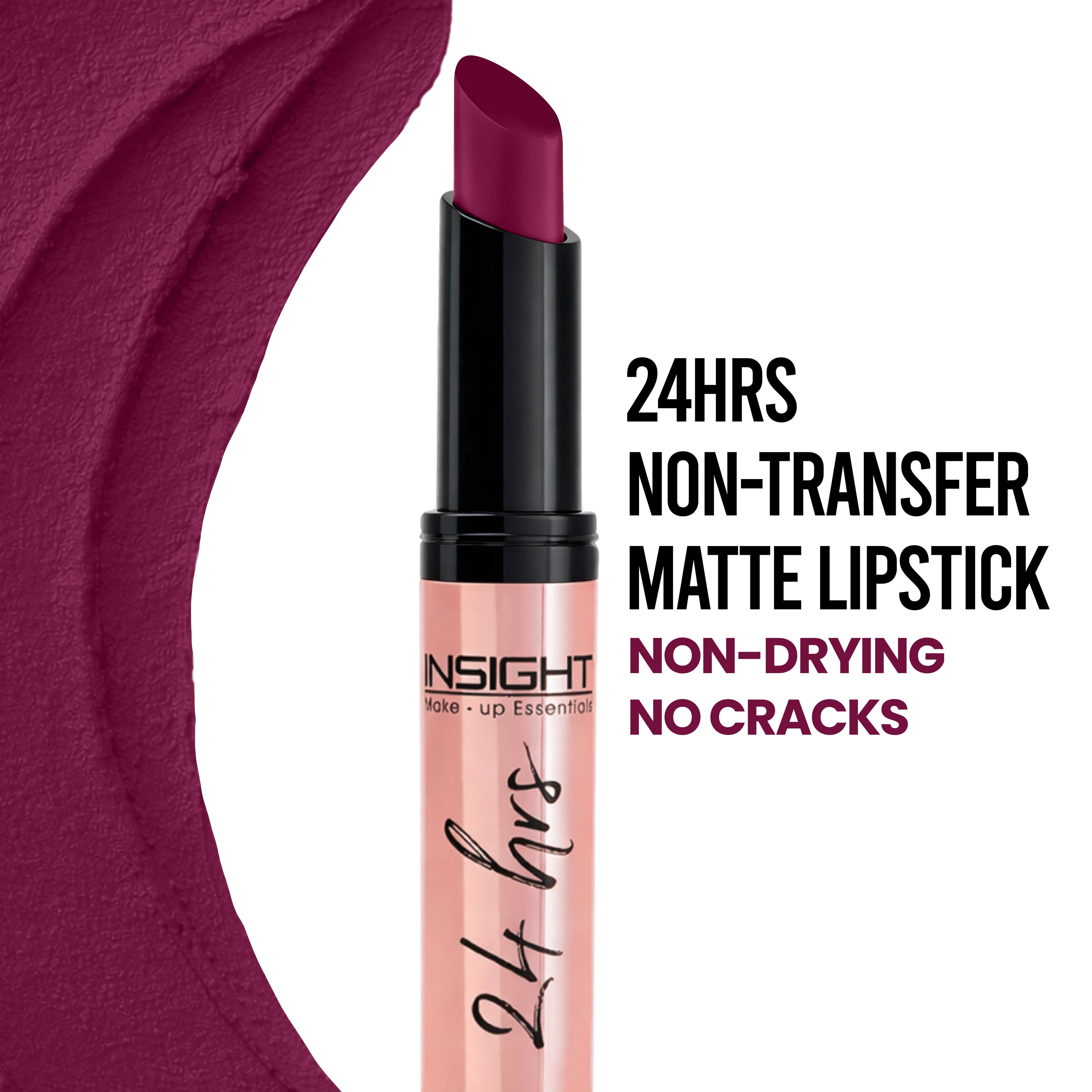 24 Hrs Non Transfer Matte Lipstick, Creamy Texture Matte Finish, Waterproof - I'm Tamed