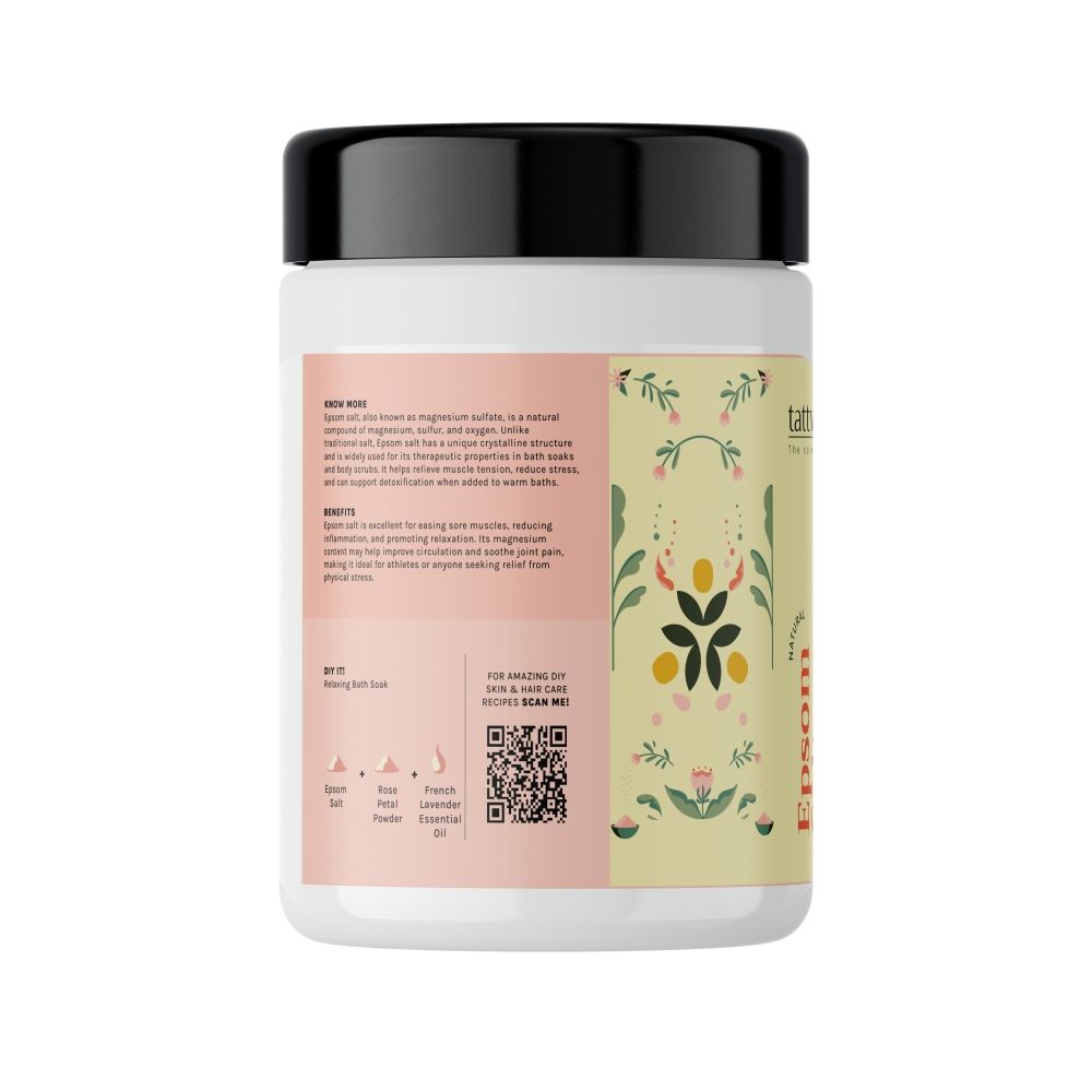 Pharma Grade Epsom Salt - Muscle Relief, Feet Soak & Relaxing Bath Salt for Ultimate Care