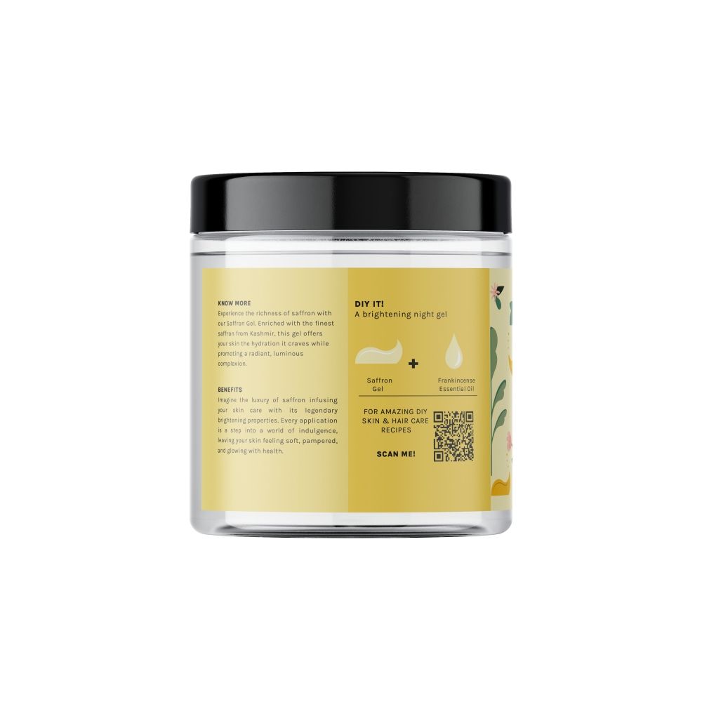 Luxurious Saffron Gel - Pure Saffron, Brightens Skin, Reduces Pigmentation & Adds Glow