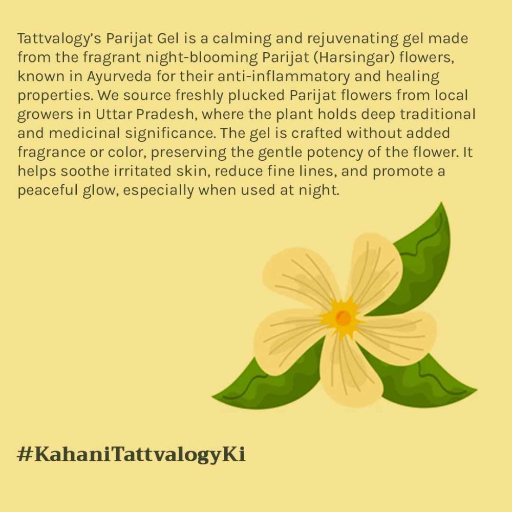 Parijat Gel - Soothes Skin, Reduces Acne & Pigmentation for a Clear, Radiant Complexion
