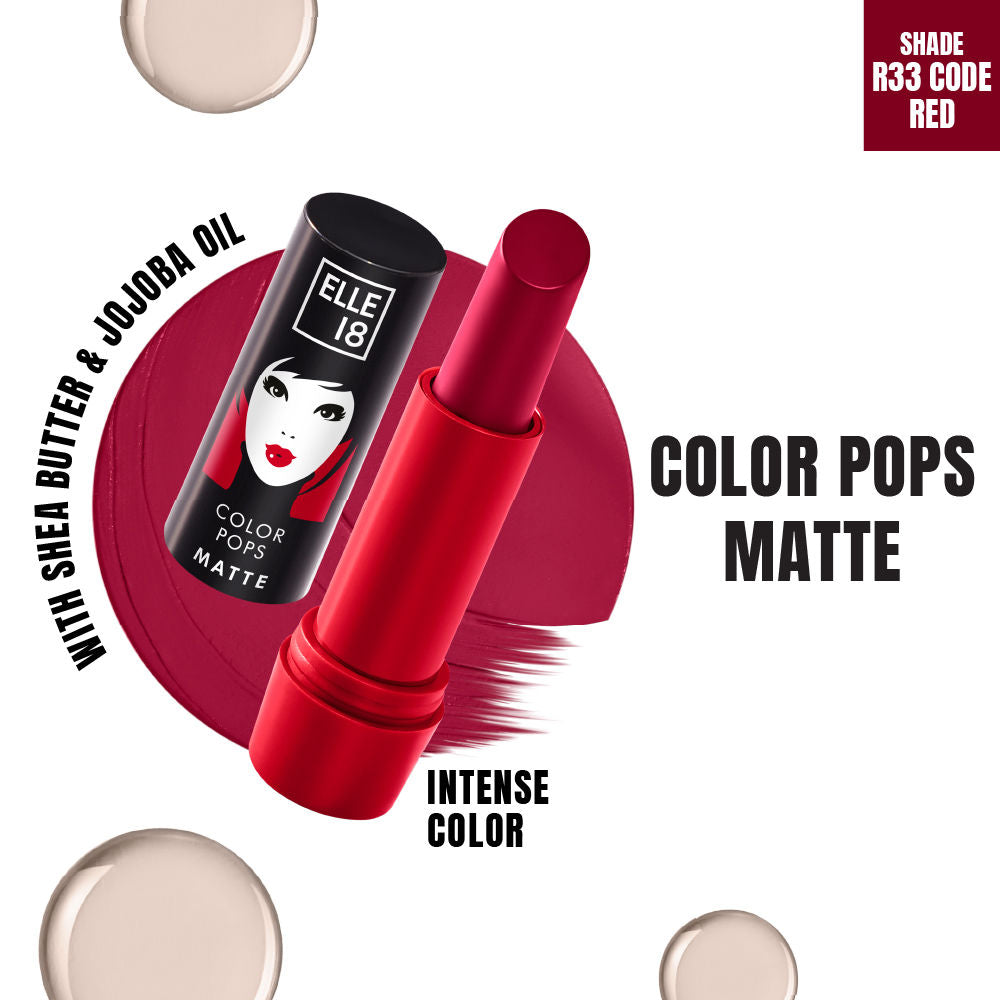 Color Pop Matte Lip Color - R33 Code Red