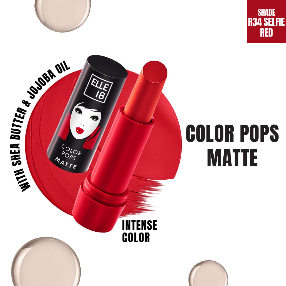 Color Pop Matte Lip Color - R34 Selfie Red
