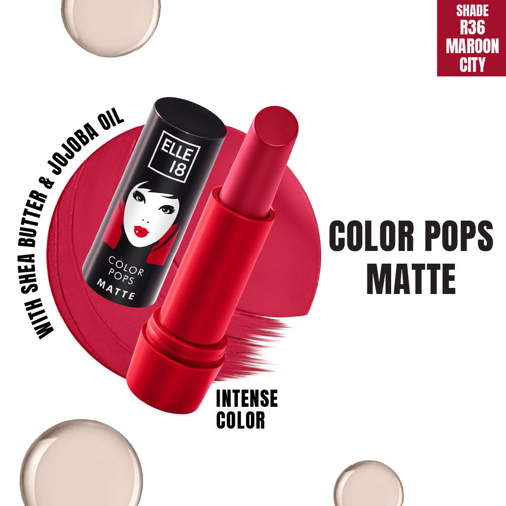 Color Pop Matte Lip Color - R36 Maroon City
