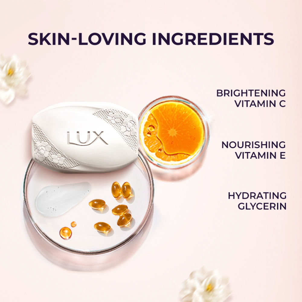 Flaw-Less Glow Jasmine Bathing Soap Infused With Vitamin C & E - Buy 4 Get 1 Free