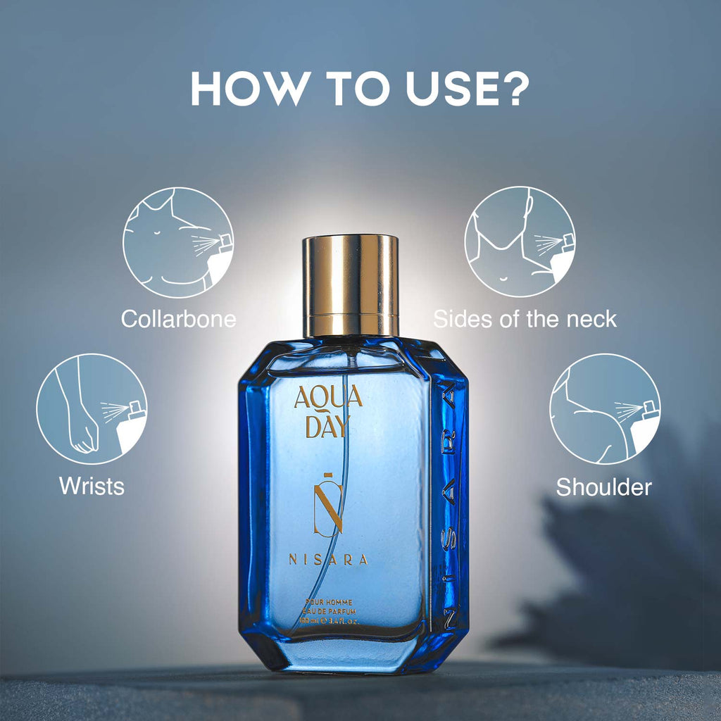 Aqua Day - Perfume For Men,Eau De Parfum,Long Lasting Fresh Aquatic Fragrance