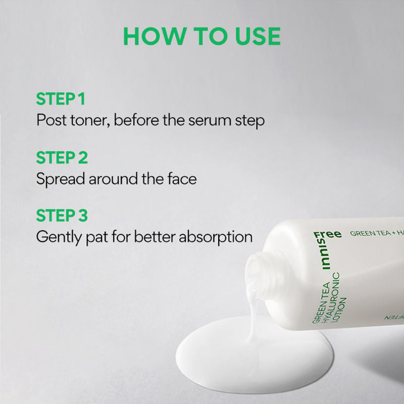 Green Tea Hyaluronic Lotion - Lightweight & Refreshing Care