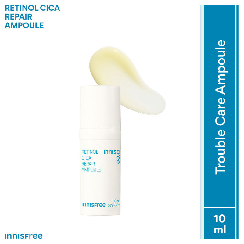 Retinol Cica Repair Ampoule With Hyaluronic Acid, Reduces Skin Blemishes - Sensitive Skin