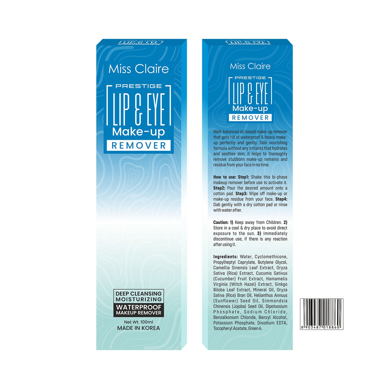 Prestige Lip & Eye Makeup Remover - Aqua