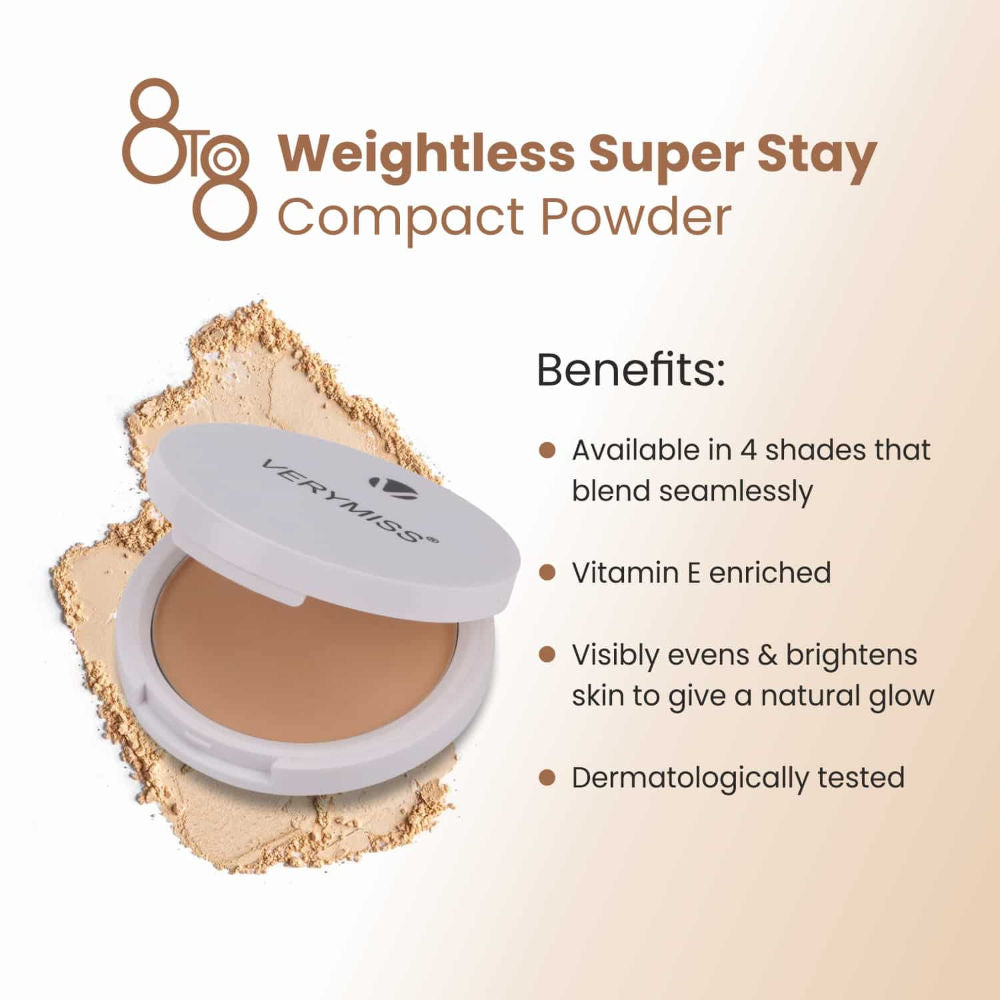 8 To 8 Weightless Super Stay Compact Powder