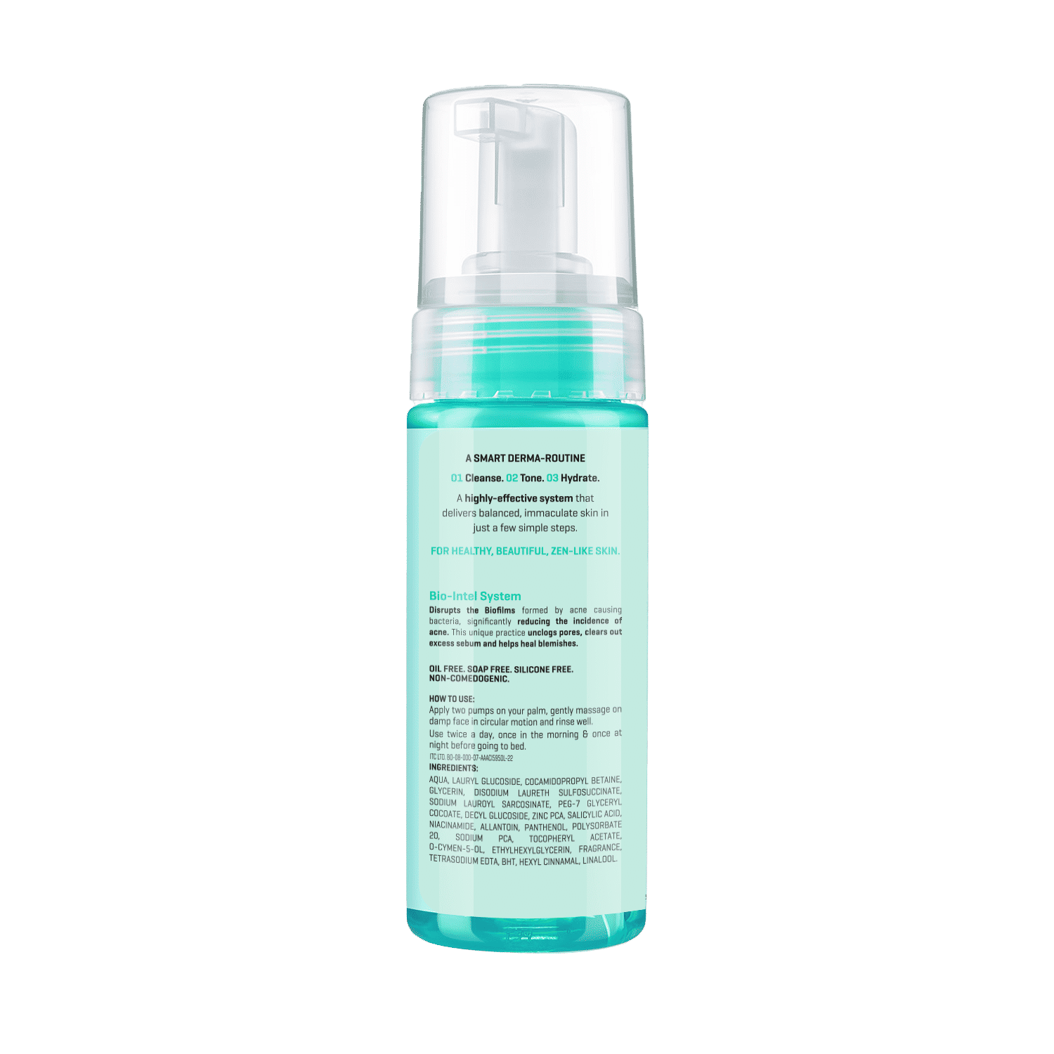 Acne Avert Cleansing Mousse, Foaming Face Wash With Salicylic Acid, Reduces Acne