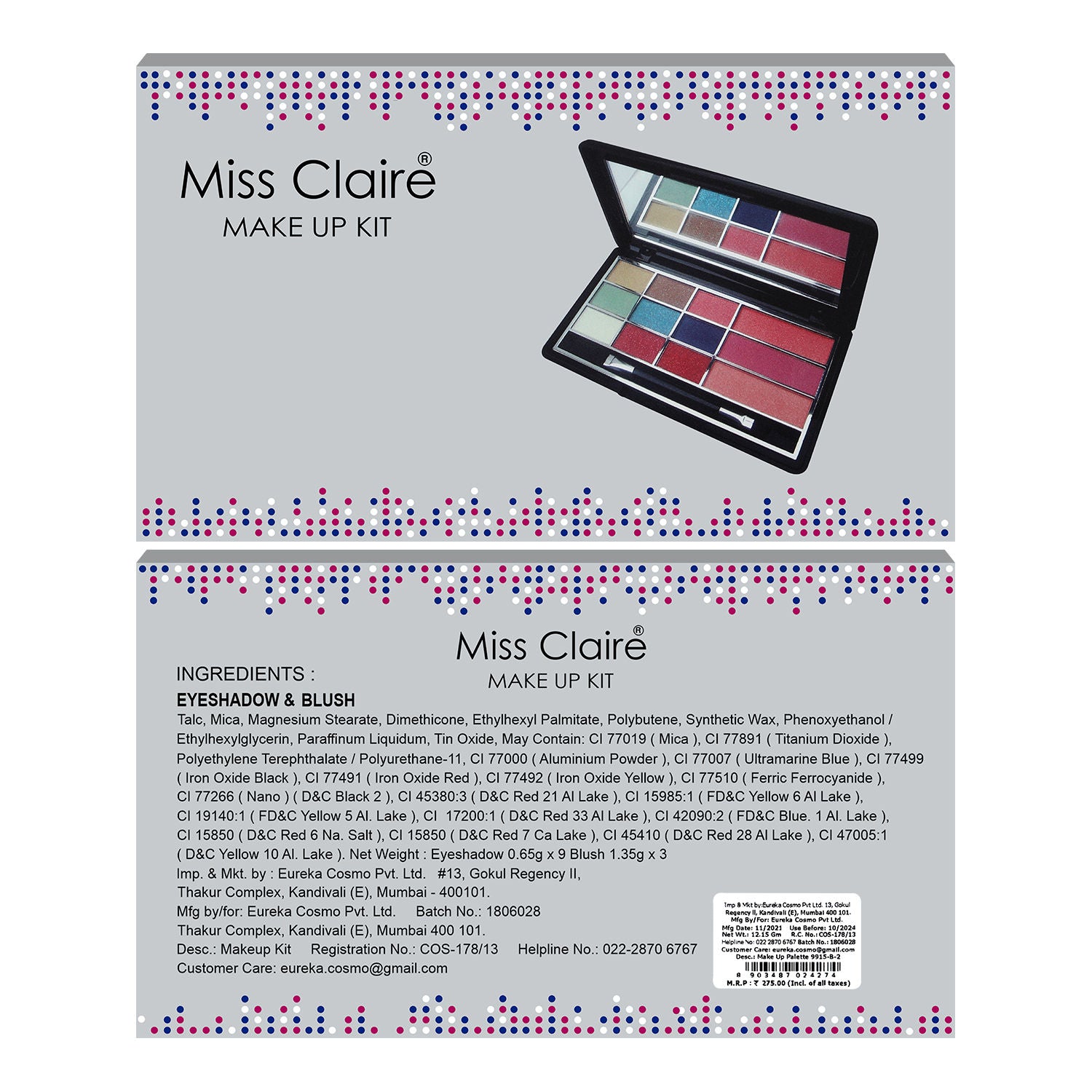Make Up Palette - 9915 B-2