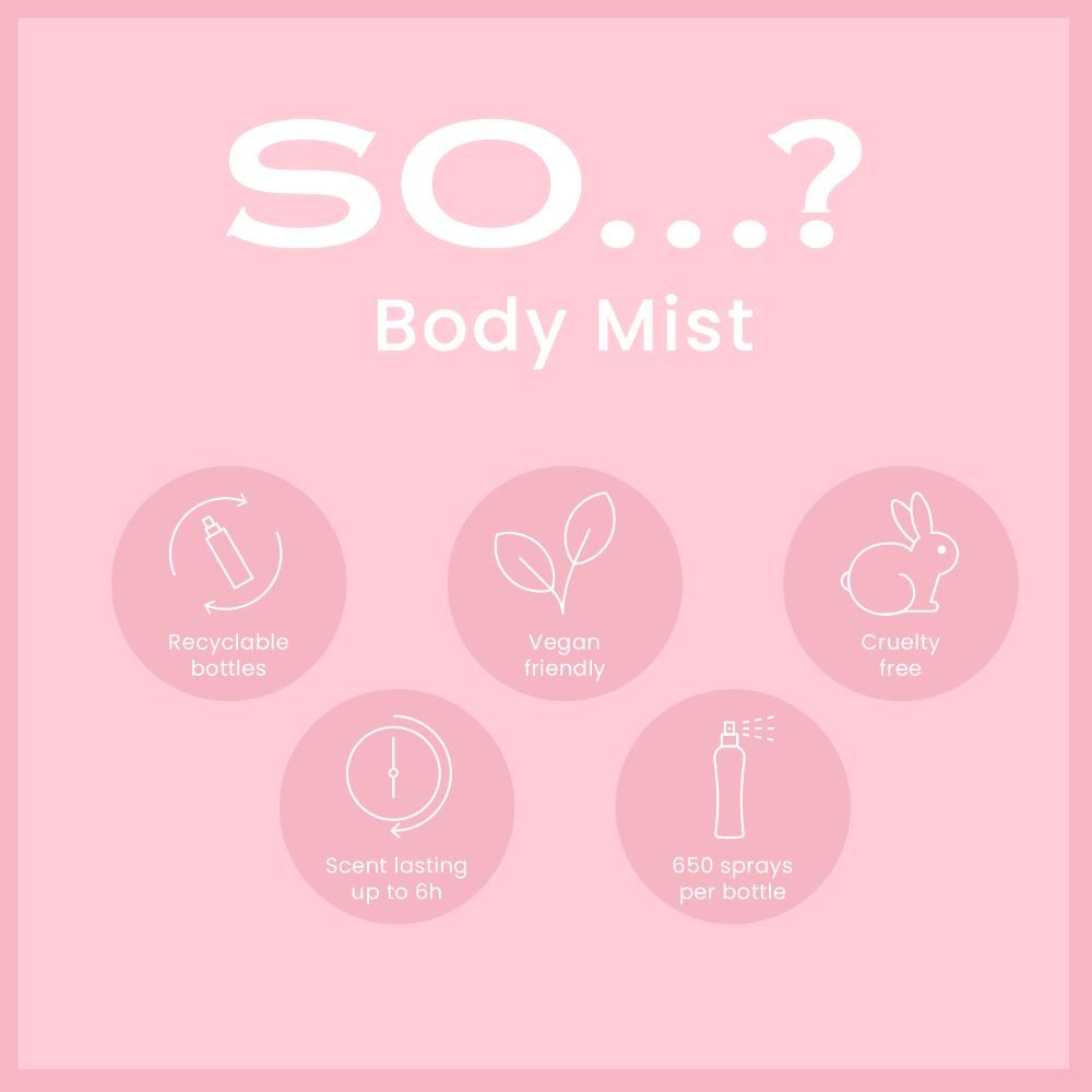 Fresh Floral Body Mist Fragrance Spray For Her
