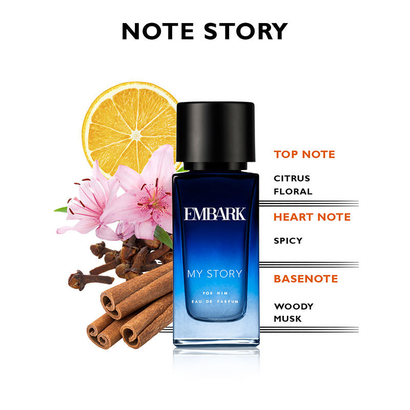 My Story For Him-Eau De Parfum Fragrance Mist, Perfume For Men