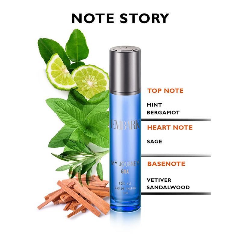 My Journey Goa-EDP Scent, Fragrance Mist For Men & Women, Perfume, Scent