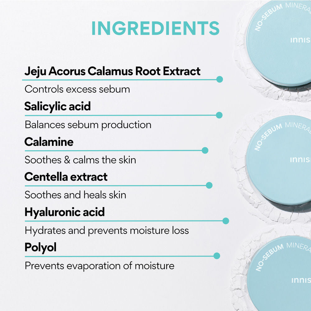 No Sebum Mineral Pact For Oil Control & Skin Tone Correction